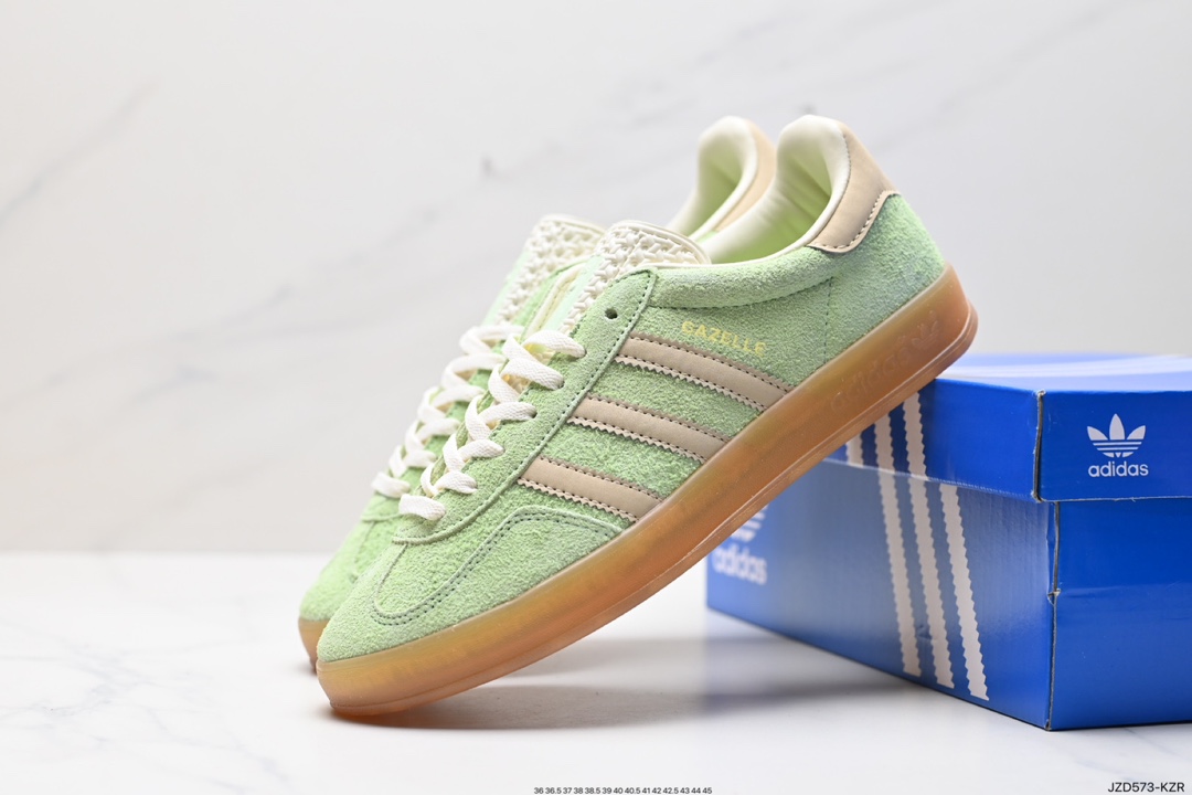 140 阿迪达斯Adidas Originals Gazelle Indoor 三叶草板鞋  IF1807