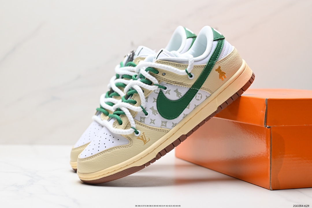 290 Nike SB Dunk Low LV联名 解构麻绳鞋带  SJ2068-238