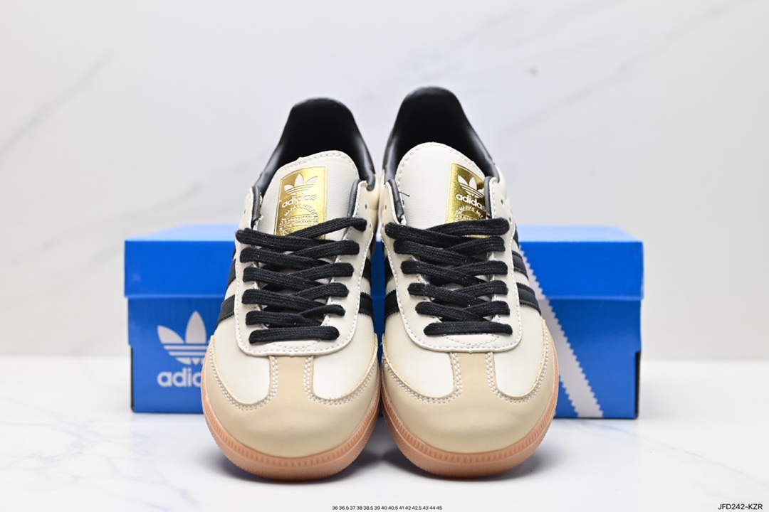 170 阿迪达斯三叶草Adidas Originals Samba Vegan OG”SPD“桑巴舞板鞋 ID0478