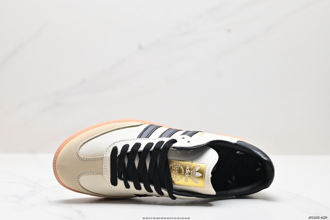 170 阿迪达斯三叶草Adidas Originals Samba Vegan OG”SPD“桑巴舞板鞋 ID0478