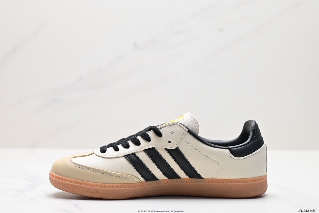 170 阿迪达斯三叶草Adidas Originals Samba Vegan OG”SPD“桑巴舞板鞋 ID0478