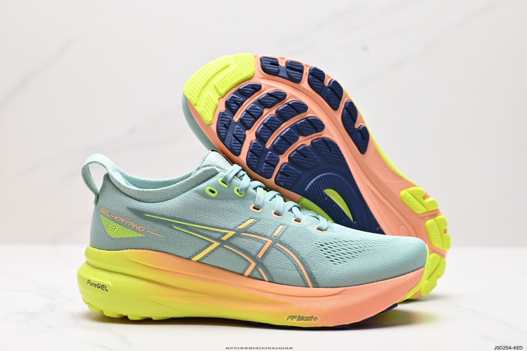 200 日本专业跑鞋品牌·亚瑟士ASICS GEL - KAYANO 31 系列轻量缓震休闲运动跑步鞋  1011B929-402