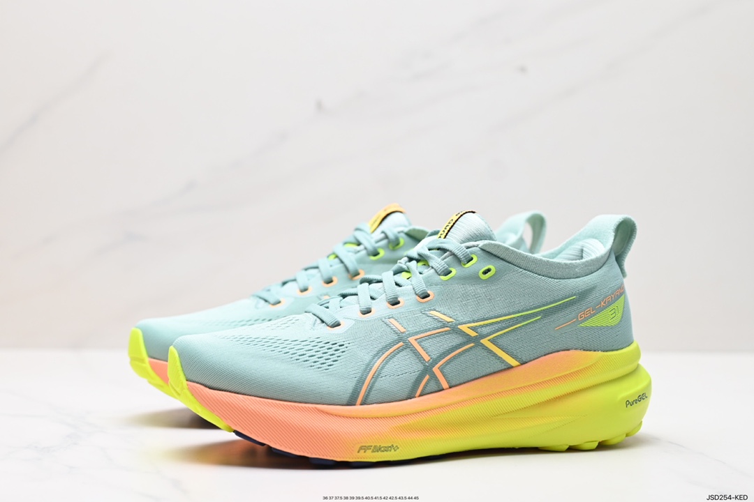 200 日本专业跑鞋品牌·亚瑟士ASICS GEL - KAYANO 31 系列轻量缓震休闲运动跑步鞋  1011B929-402