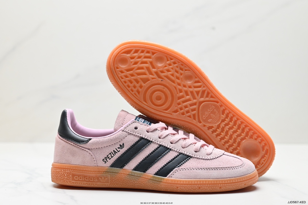 130 阿迪达斯 adidas SAMBA KITH CLARKS 三叶草复古休闲防滑耐磨低帮板鞋 IE6562