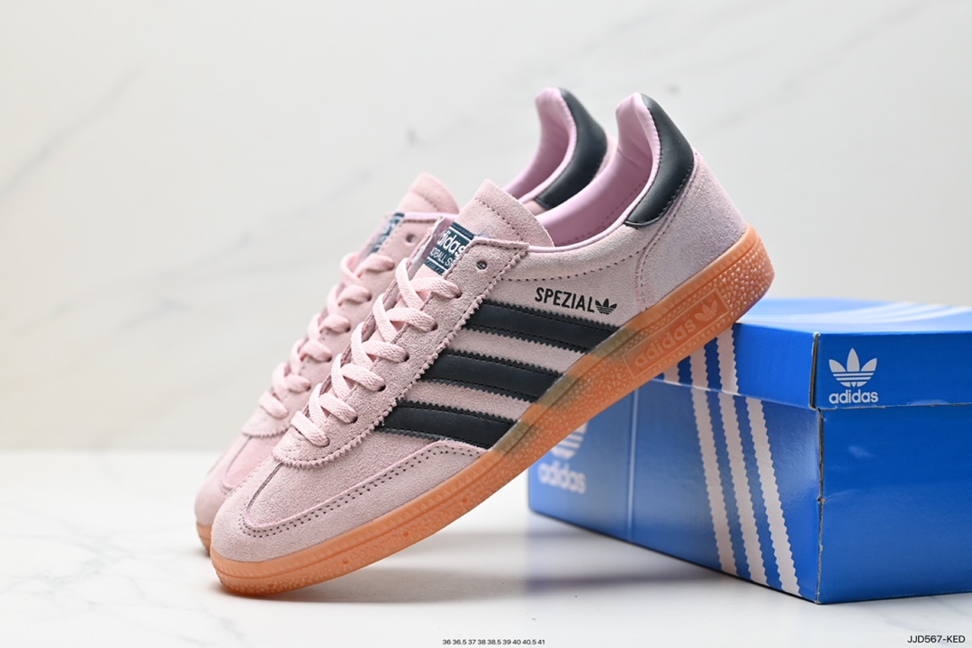 130 阿迪达斯 adidas SAMBA KITH CLARKS 三叶草复古休闲防滑耐磨低帮板鞋 IE6562