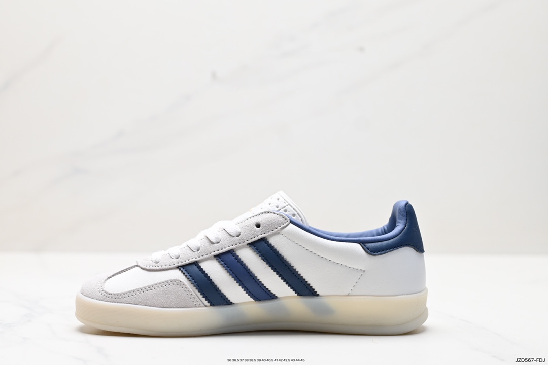 140 阿迪达斯Adidas Originals Handball SPZL 手球运动员系列板鞋“绒面浅灰黑焦糖底 IG1643