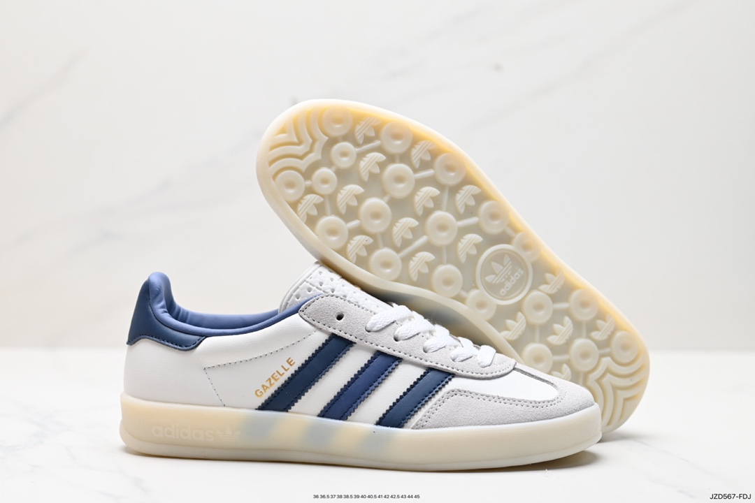 140 阿迪达斯Adidas Originals Handball SPZL 手球运动员系列板鞋“绒面浅灰黑焦糖底 IG1643