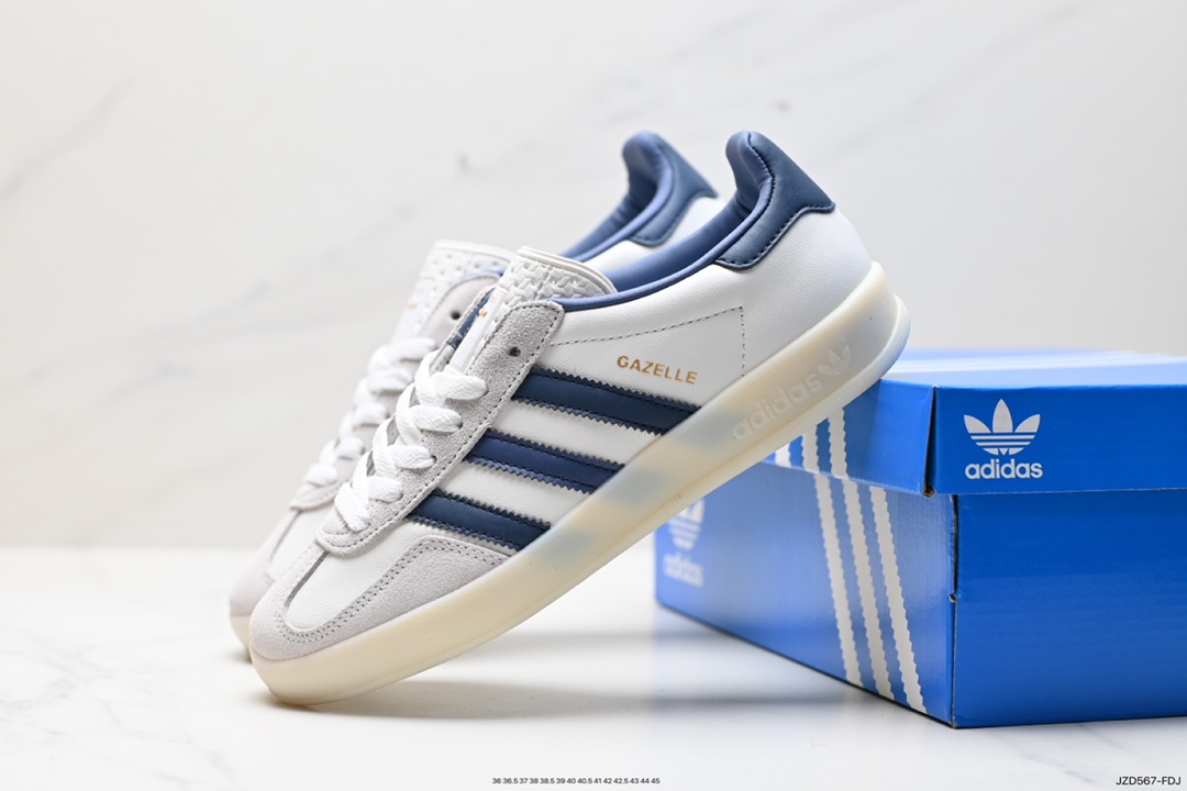 140 阿迪达斯Adidas Originals Handball SPZL 手球运动员系列板鞋“绒面浅灰黑焦糖底 IG1643