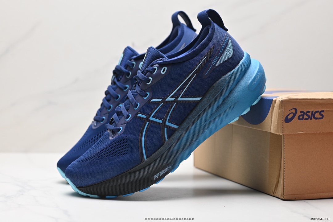 200 日本专业跑鞋品牌·亚瑟士ASICS GEL - KAYANO 31 系列轻量缓震休闲运动跑步鞋  1011B867-401