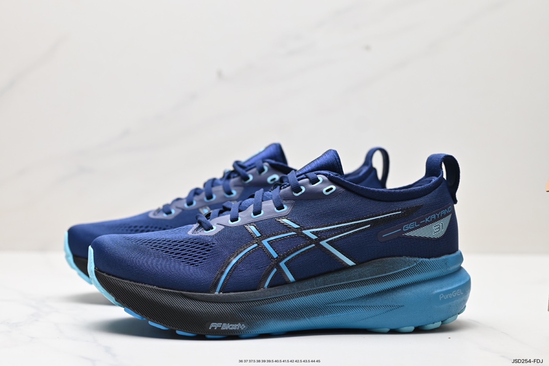 200 日本专业跑鞋品牌·亚瑟士ASICS GEL - KAYANO 31 系列轻量缓震休闲运动跑步鞋  1011B867-401