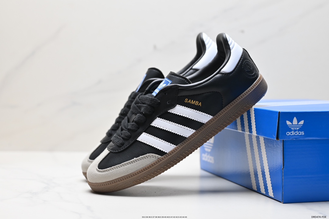 110 阿迪达斯 Sporty & Rich x Adidas Originals Samba OG 桑巴舞板鞋 HQ6075