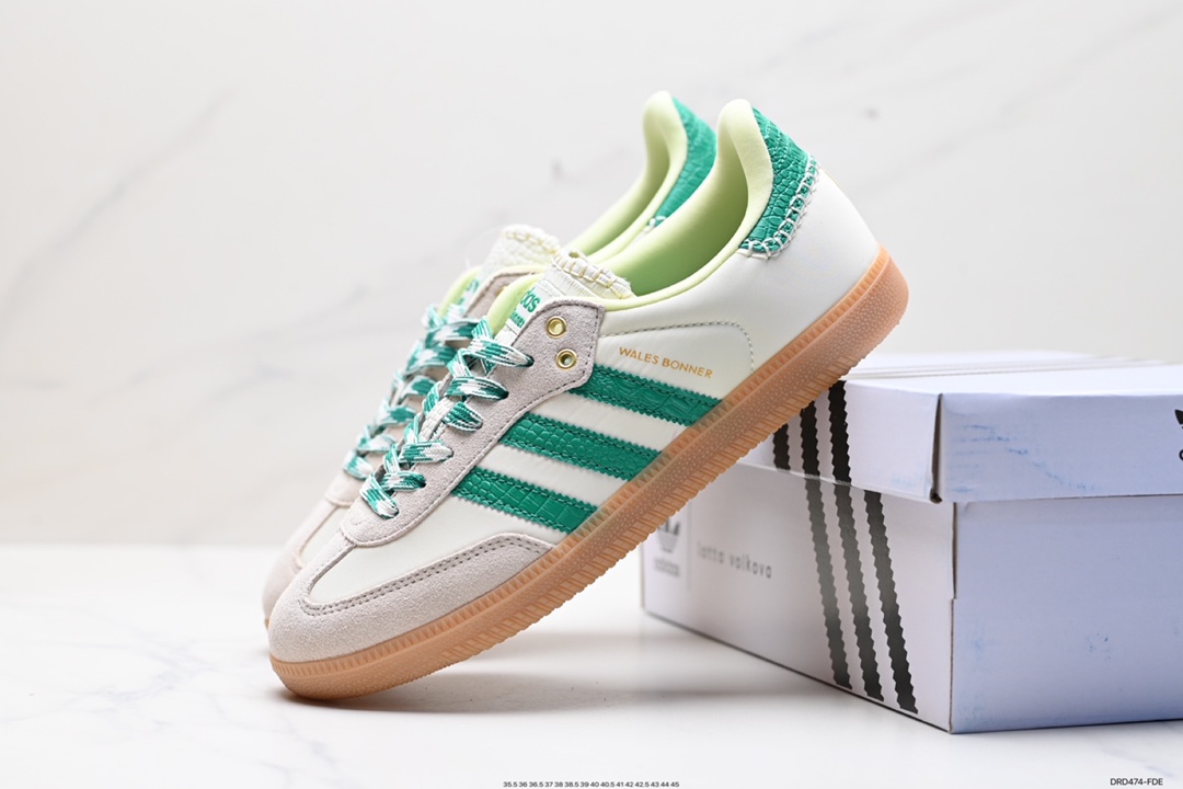 110 阿迪达斯 Sporty & Rich x Adidas Originals Samba OG 桑巴舞板鞋 HQ6075