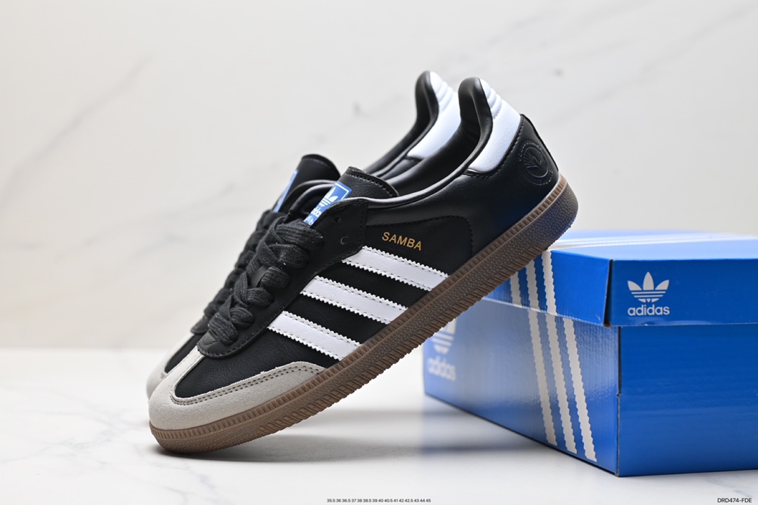 110 阿迪达斯 Sporty & Rich x Adidas Originals Samba OG 桑巴舞板鞋 HQ6075