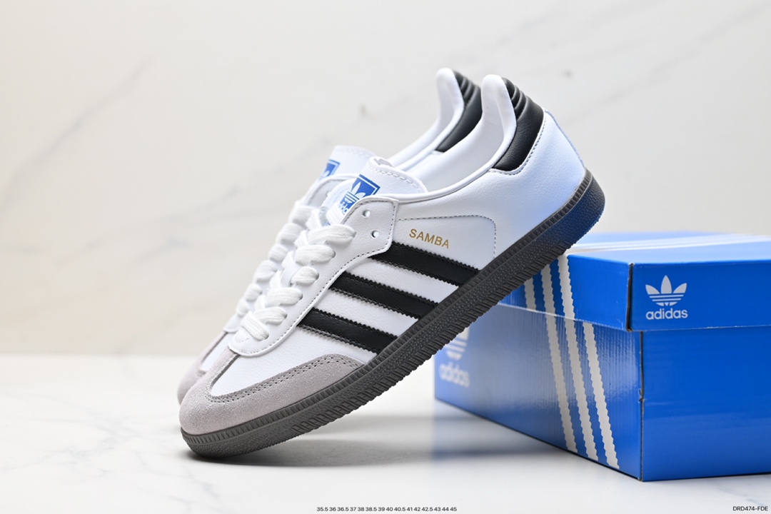 110 阿迪达斯 Sporty & Rich x Adidas Originals Samba OG 桑巴舞板鞋 HQ6075