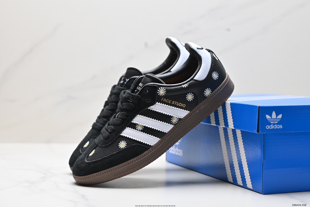 110 阿迪达斯 Sporty & Rich x Adidas Originals Samba OG 桑巴舞板鞋 HQ6075