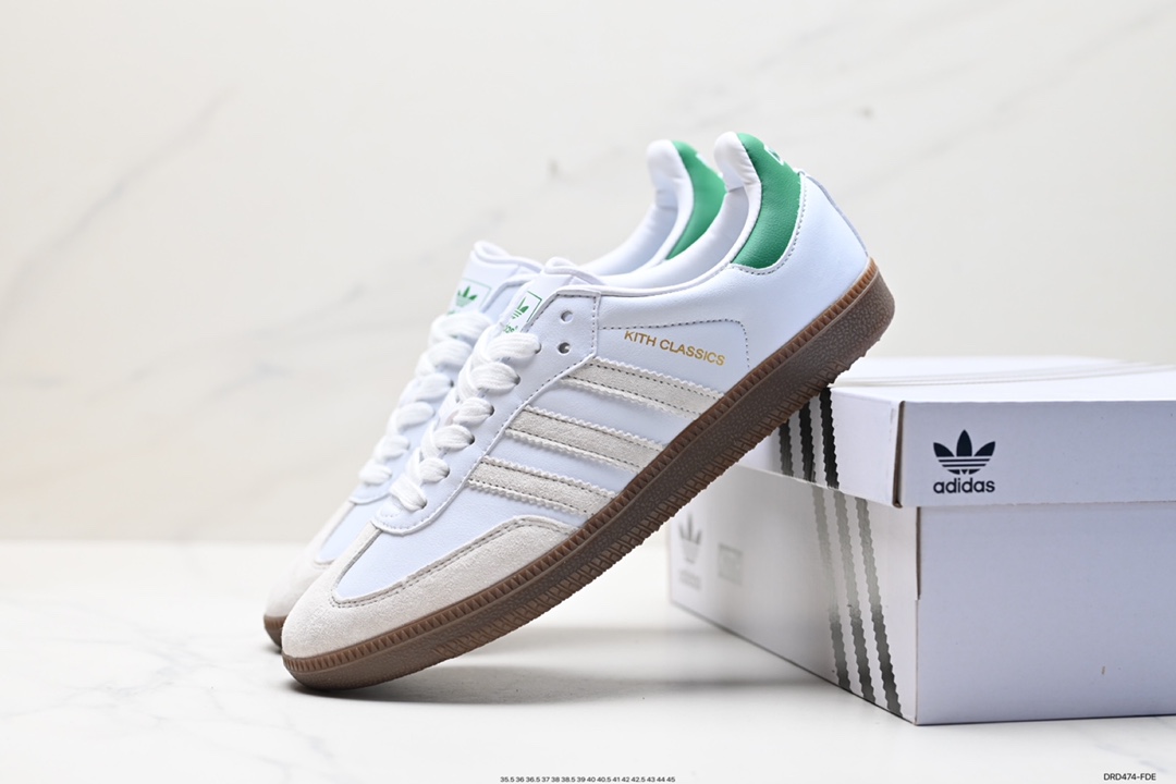 110 阿迪达斯 Sporty & Rich x Adidas Originals Samba OG 桑巴舞板鞋 HQ6075