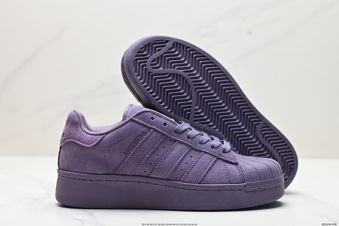 150 Adidas Originals Superstar XLG 贝壳头厚底休闲板鞋  IG2971