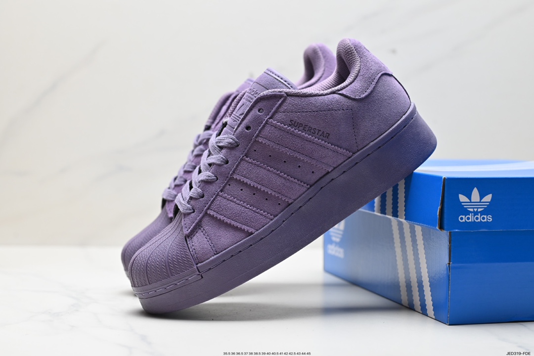 150 Adidas Originals Superstar XLG 贝壳头厚底休闲板鞋  IG2971