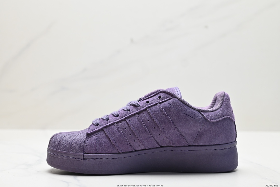 150 Adidas Originals Superstar XLG 贝壳头厚底休闲板鞋  IG2971