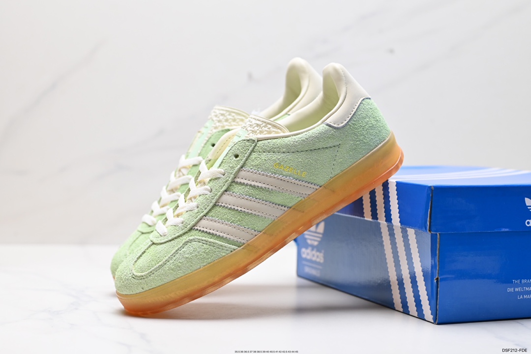 105 adlidas originals Gazelle Indoor ”棕白“ 这款阿迪达斯运动鞋 IE2948