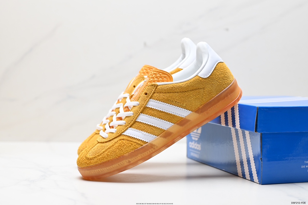 105 adlidas originals Gazelle Indoor ”棕白“ 这款阿迪达斯运动鞋 IE2948