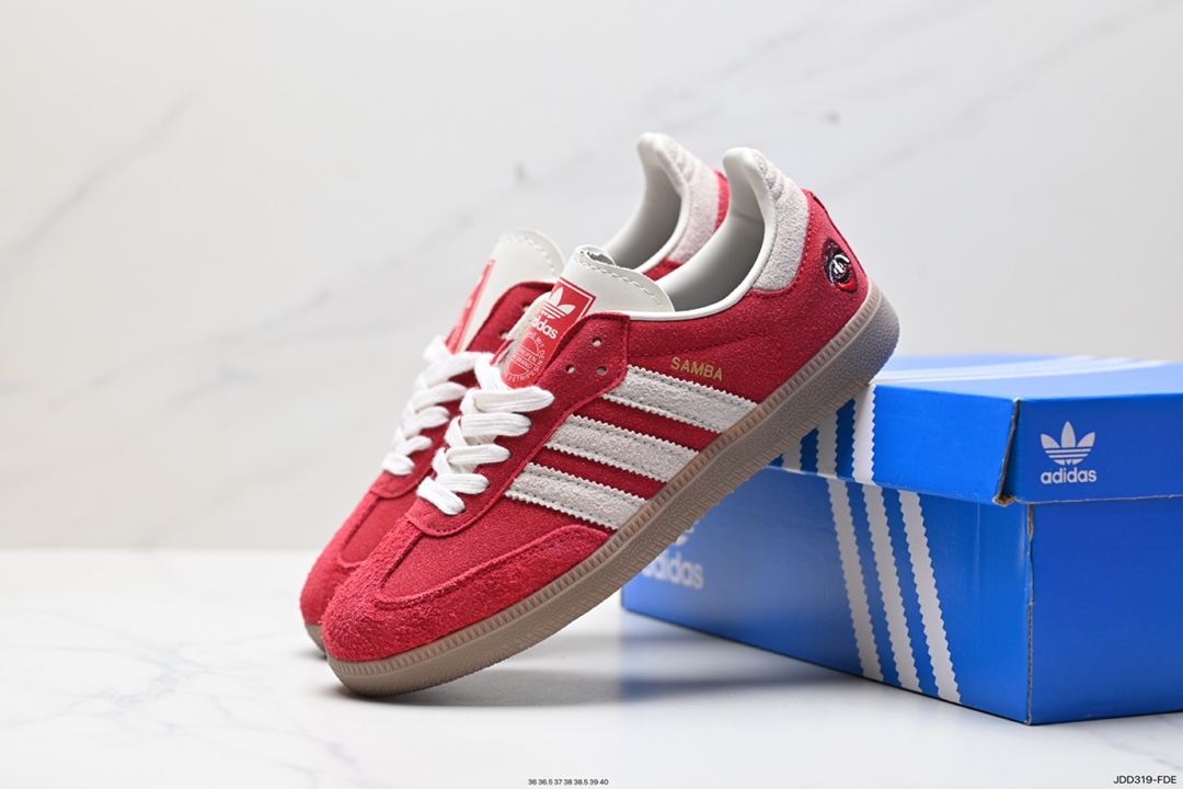 120 阿迪达斯三叶草Adidas Samba Og TAL桑巴舞系列绅士运动板鞋 IG8905