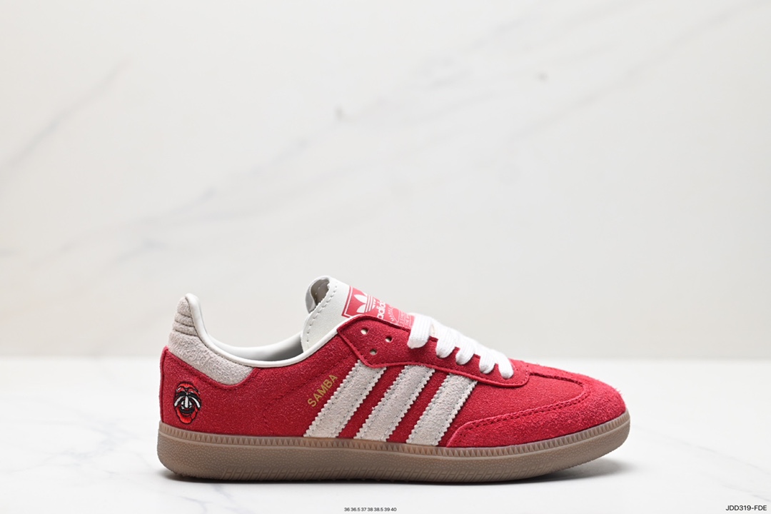 120 阿迪达斯三叶草Adidas Samba Og TAL桑巴舞系列绅士运动板鞋 IG8905