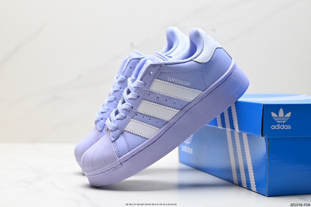 150 Adidas Originals Superstar XLG 贝壳头厚底休闲板鞋 ID5735