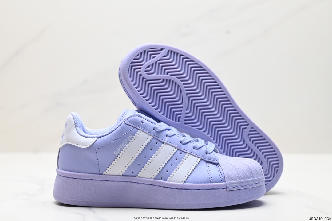 150 Adidas Originals Superstar XLG 贝壳头厚底休闲板鞋 ID5735