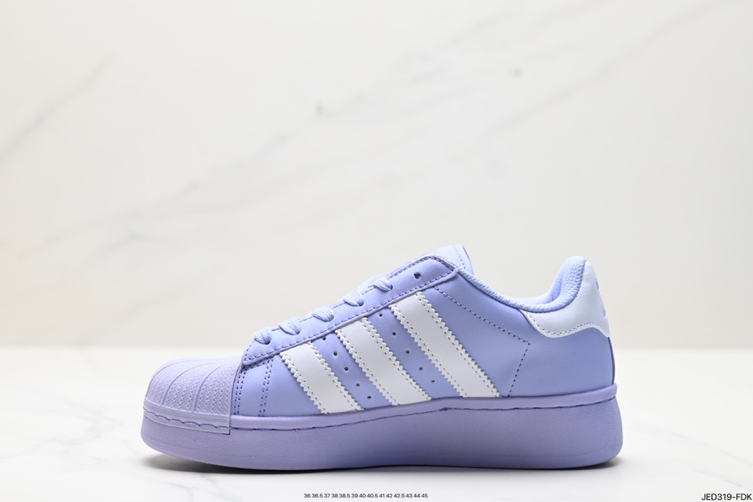 150 Adidas Originals Superstar XLG 贝壳头厚底休闲板鞋 ID5735