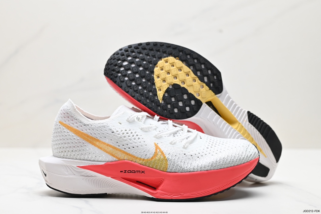 NIKE ZoomX Vaporfly NEXT马拉松泡棉超轻缓震运动慢跑鞋 DV4219-101