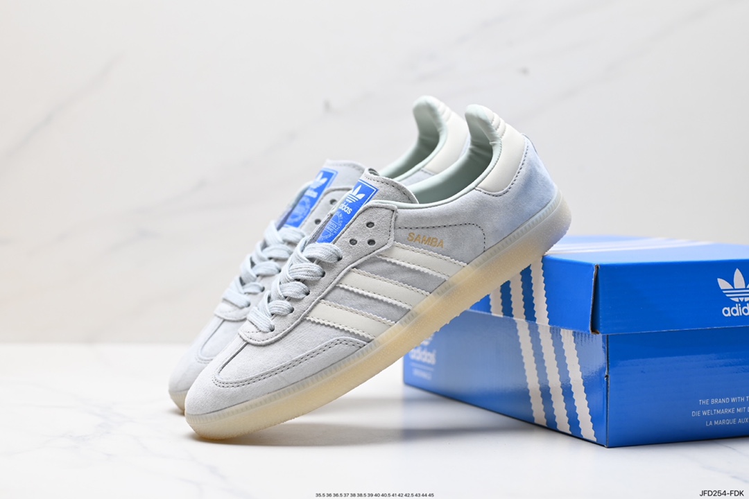 阿迪达斯Adidas originals Gazelle Indoor ”浅绿白“  IG6177