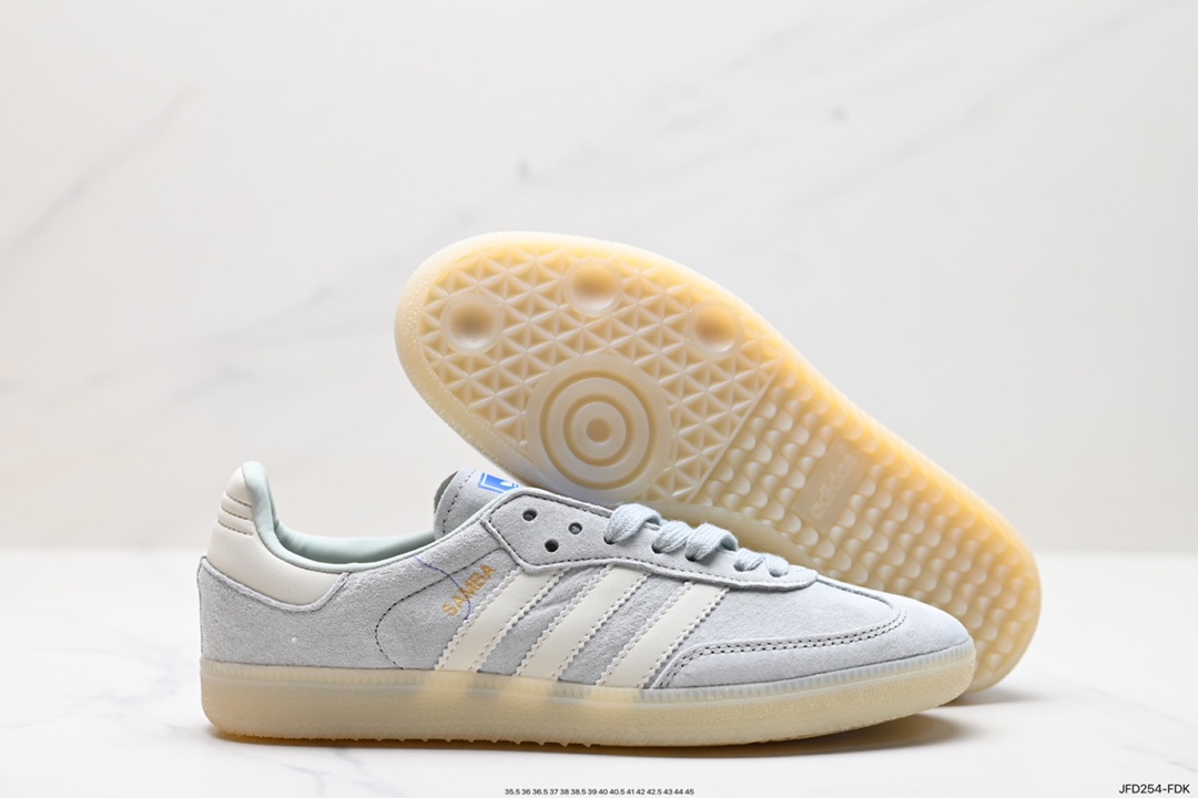 阿迪达斯Adidas originals Gazelle Indoor ”浅绿白“  IG6177