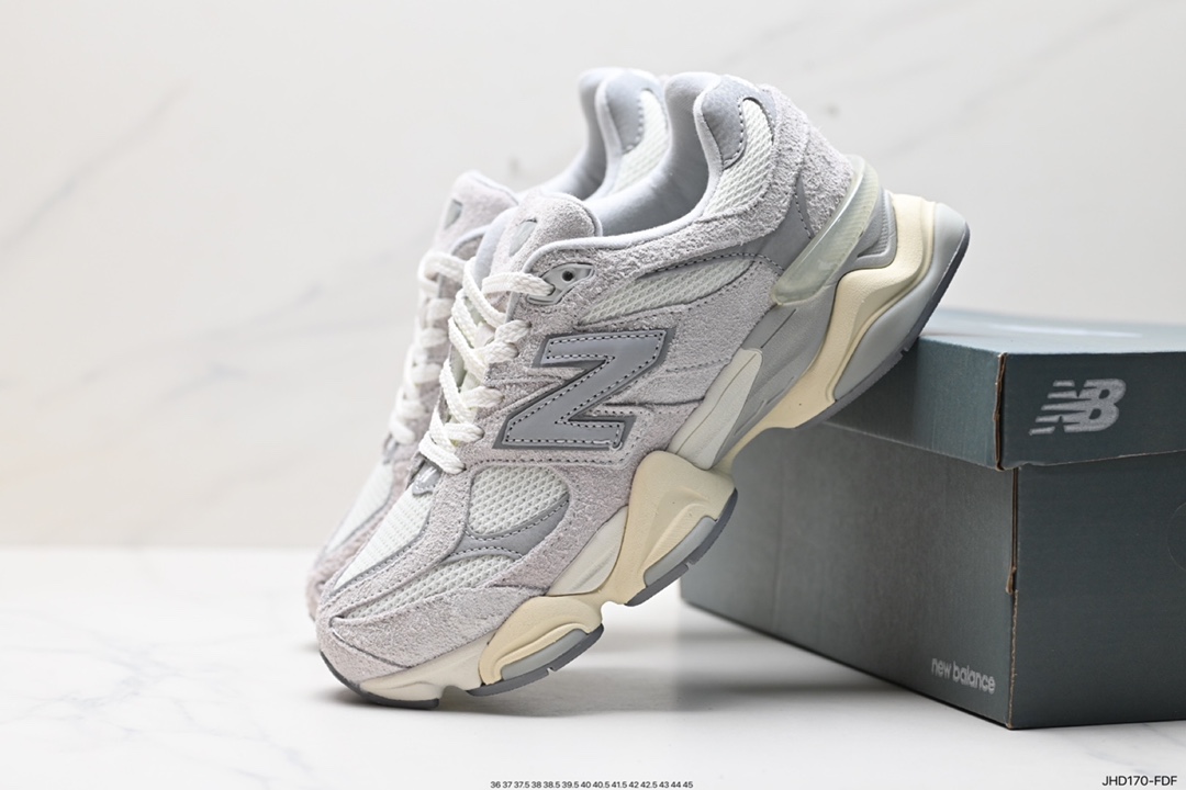 190 新百伦New Balance 9060”Moonbeam/Sea Salt”系列复古百搭跑步鞋“海盐灰”U290060HSC