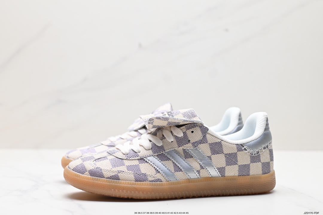 阿迪达斯三叶草Adidas Originals Samba Vegan OG”SPD”桑巴舞板鞋 LV0880