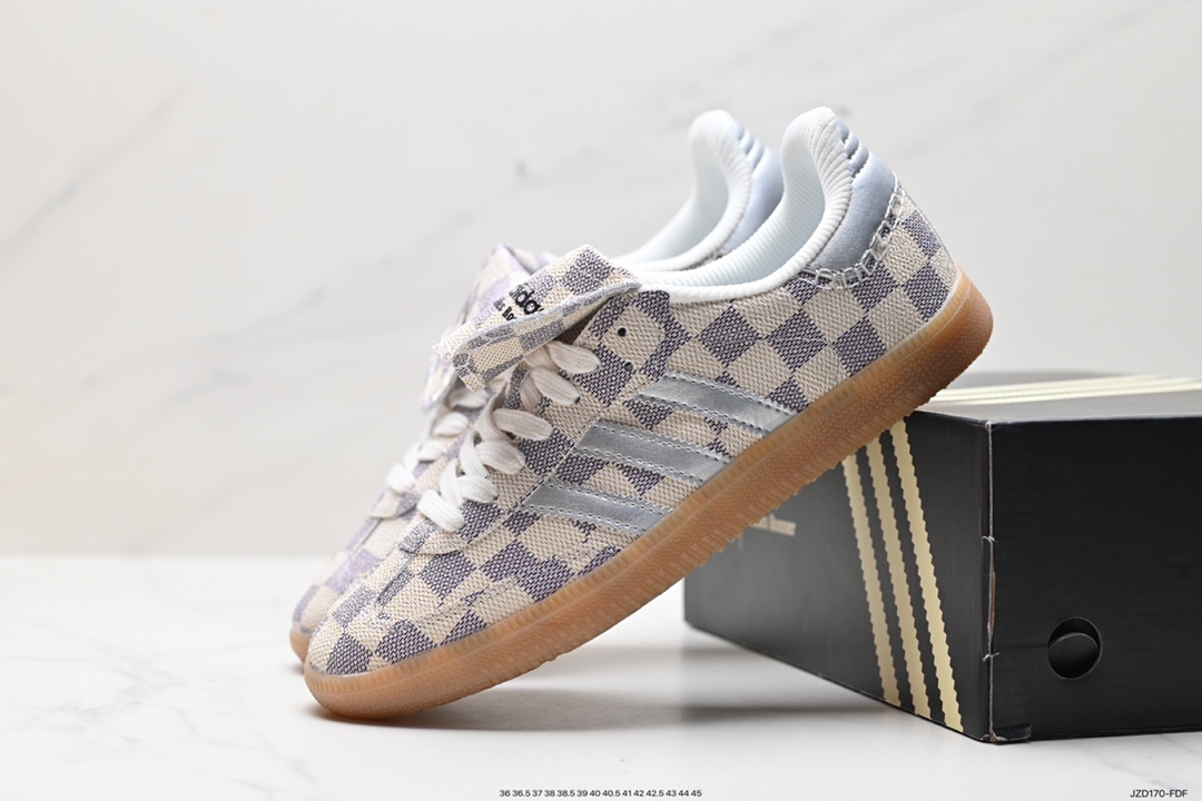 阿迪达斯三叶草Adidas Originals Samba Vegan OG”SPD”桑巴舞板鞋 LV0880