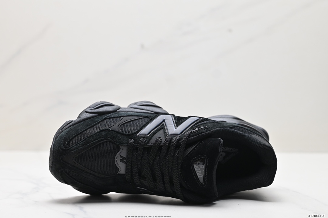 190 New Balance 9060”Triple Black”系列复古百搭老爹风跑步鞋“武士黑灰反光”U315060BPM