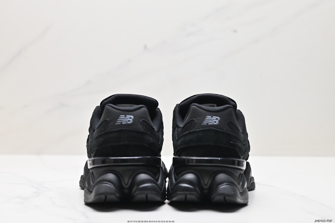 190 New Balance 9060”Triple Black”系列复古百搭老爹风跑步鞋“武士黑灰反光”U315060BPM