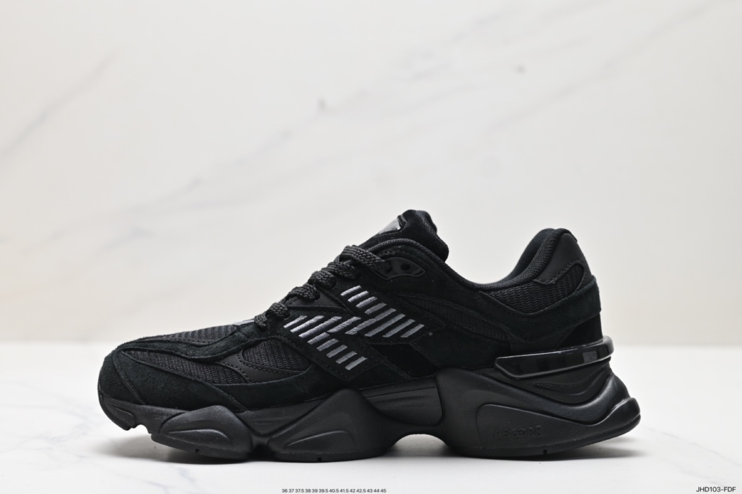 190 New Balance 9060”Triple Black”系列复古百搭老爹风跑步鞋“武士黑灰反光”U315060BPM