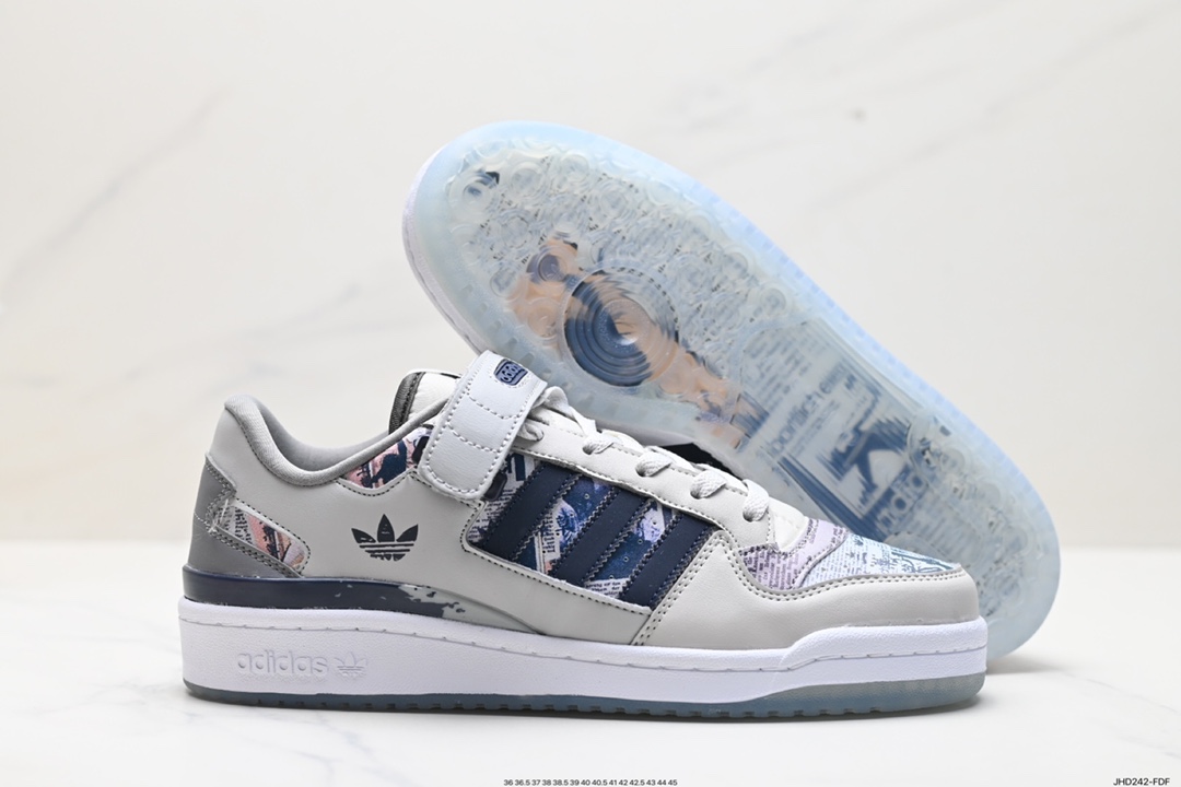 190 Adidas Forum LOW CL三叶草低邦 经典魔术贴复古板鞋 IG2999