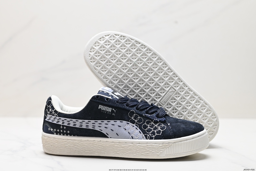 Puma Suede XL复古单品 彪马 防滑耐磨低帮德训板鞋  395777-01