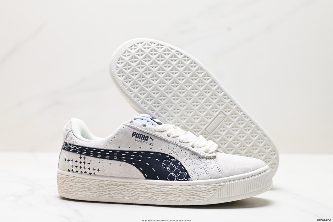 Puma Suede XL复古单品 彪马 防滑耐磨低帮德训板鞋  395777-01