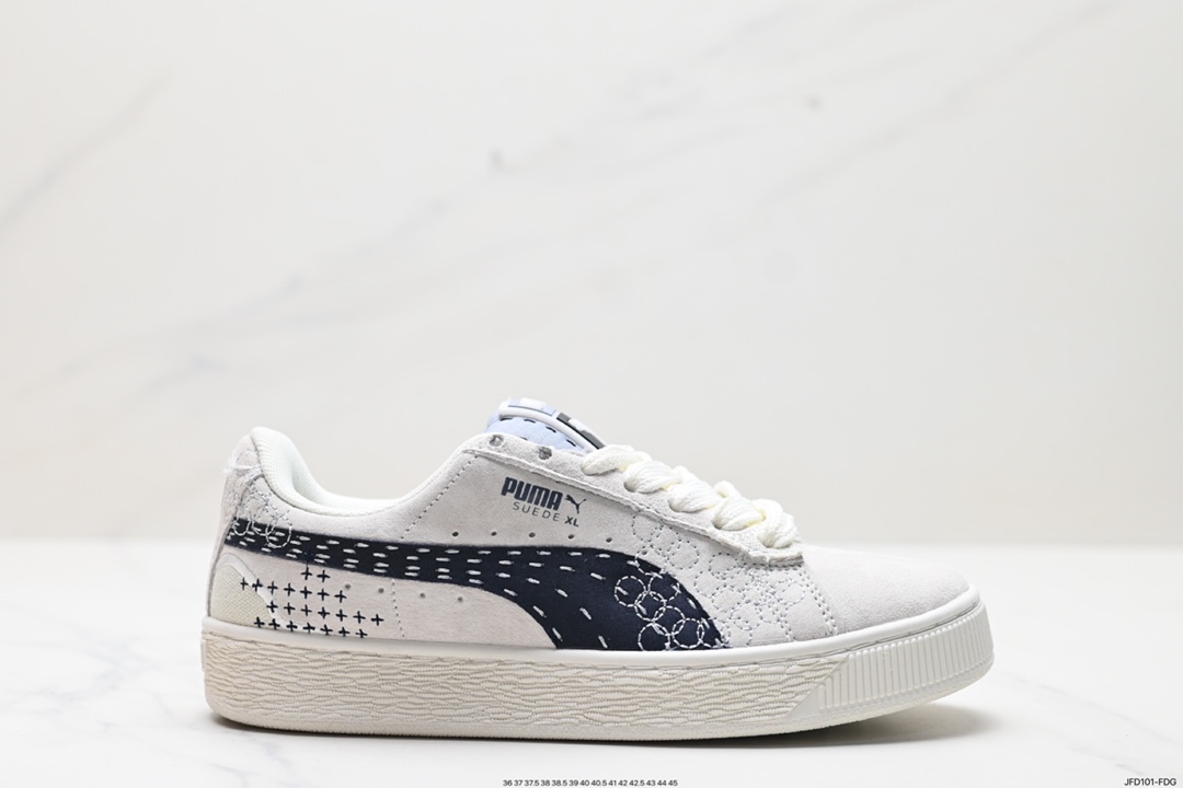 Puma Suede XL复古单品 彪马 防滑耐磨低帮德训板鞋  395777-01