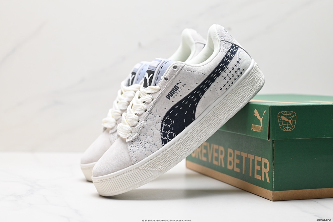 Puma Suede XL复古单品 彪马 防滑耐磨低帮德训板鞋  395777-01