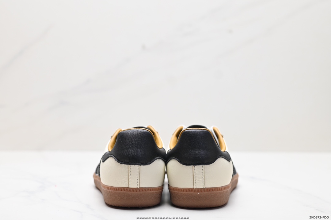 270 JJJJound x AD Originals Samba Classic”Studded Pack Black”桑巴舞板鞋 联名奶白灰黑 ID8708