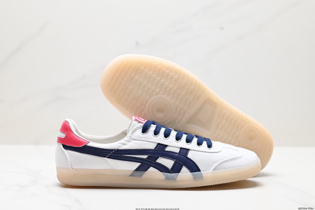 125 亚瑟士 Onitsuka Tiger Tokuten 布面 复古低帮休闲跑鞋 1183A862-101