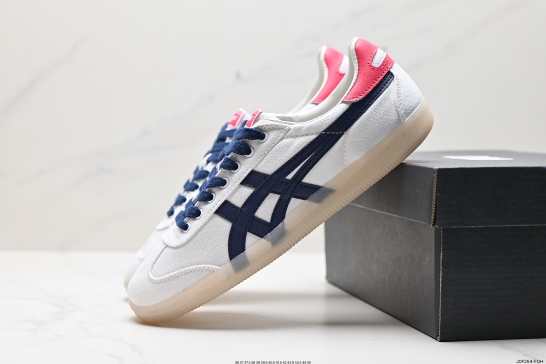 125 亚瑟士 Onitsuka Tiger Tokuten 布面 复古低帮休闲跑鞋 1183A862-101