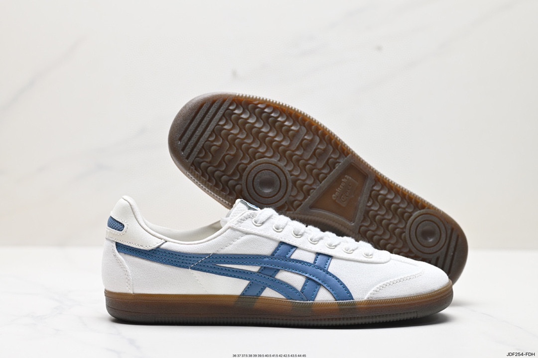 125 亚瑟士 Onitsuka Tiger Tokuten 布面 复古低帮休闲跑鞋 1183A862-106