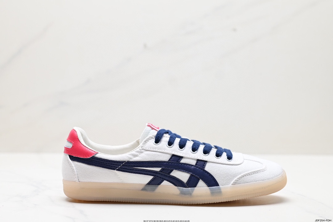 125 亚瑟士 Onitsuka Tiger Tokuten 布面 复古低帮休闲跑鞋 1183A862-106