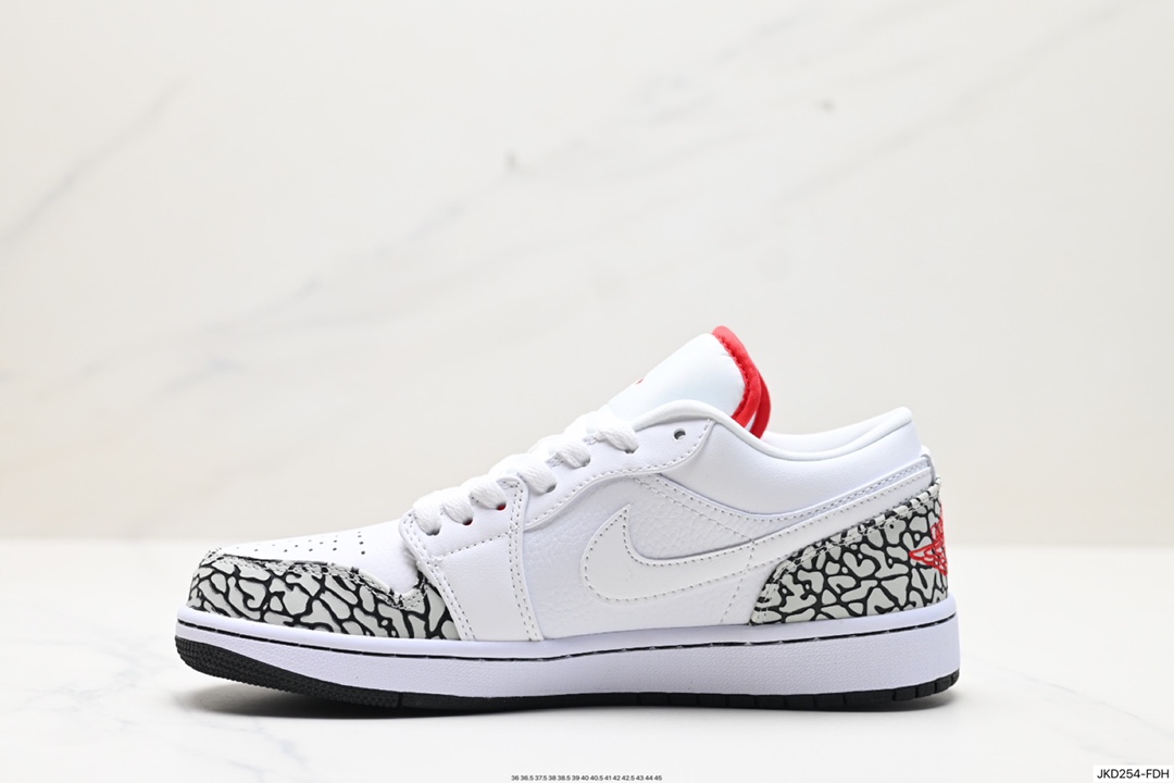 耐克Nike Air Jordan 1 Retro Low GS”White Pink Yellow Volt“AJ1乔丹一代篮球鞋 338145-162